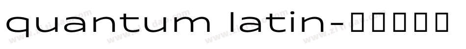 quantum latin字体转换